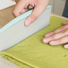 1 шт. резак для теста и пиццы крема гладкая лопатка для приготовления торта выпечки Кондитерские инструменты скребок для теста кухонный тесто резак с нескользящей ручкой