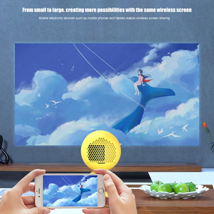 Мини портативный карманный проектор 1080P HDMI USB 3D светодиодный проектор видео плеер детский подарок новое поступление