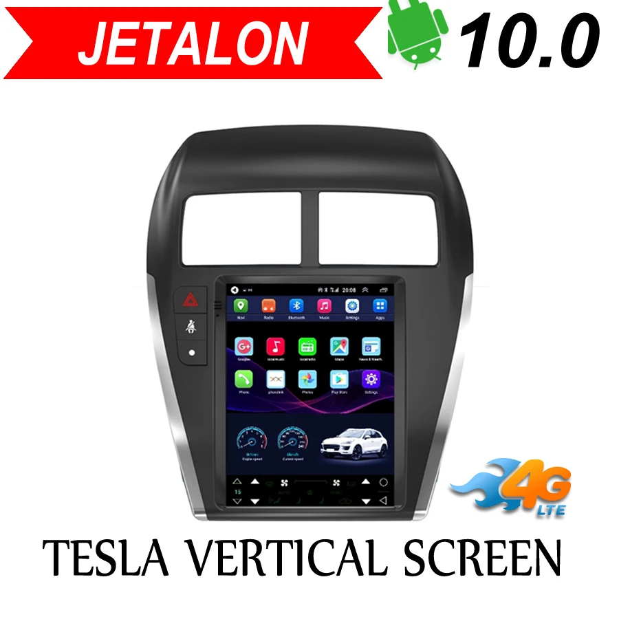 Jetalon Smart Car Navigation 4G сеть для Mitsubishi ASX 2010-2017 стерео Android автомобильный GPS вертикальное