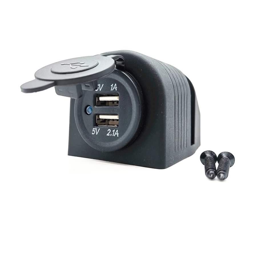 Cigarette Lighter Socket Splitter Car Charger Power Adapter Dual USB Port Outlet
