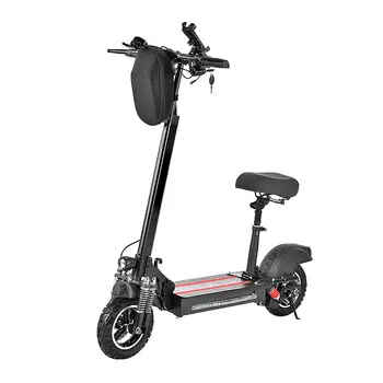 

Electric scooter 40km/h 600W motor folding scooter with seat plate brand new smart instrument 10 inch tire easy to carry scooter