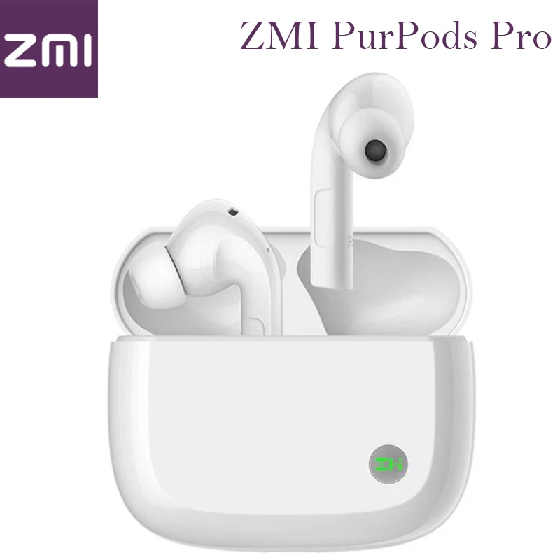 2021 ZMI PurPods Pro 1-я в мире Bluetooth 5 2 настоящие беспроводные наушники ANC 3Mic антишумные