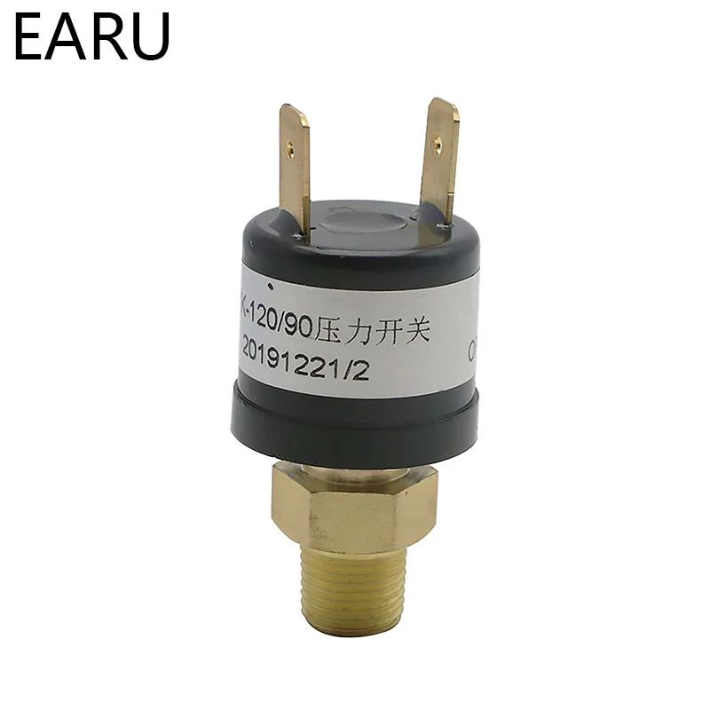 

Air Compressor Pressure Control Switch Valve Heavy Duty 90-120 PSI Pressure Controller Sensor Transmitter Transducer Auto Car