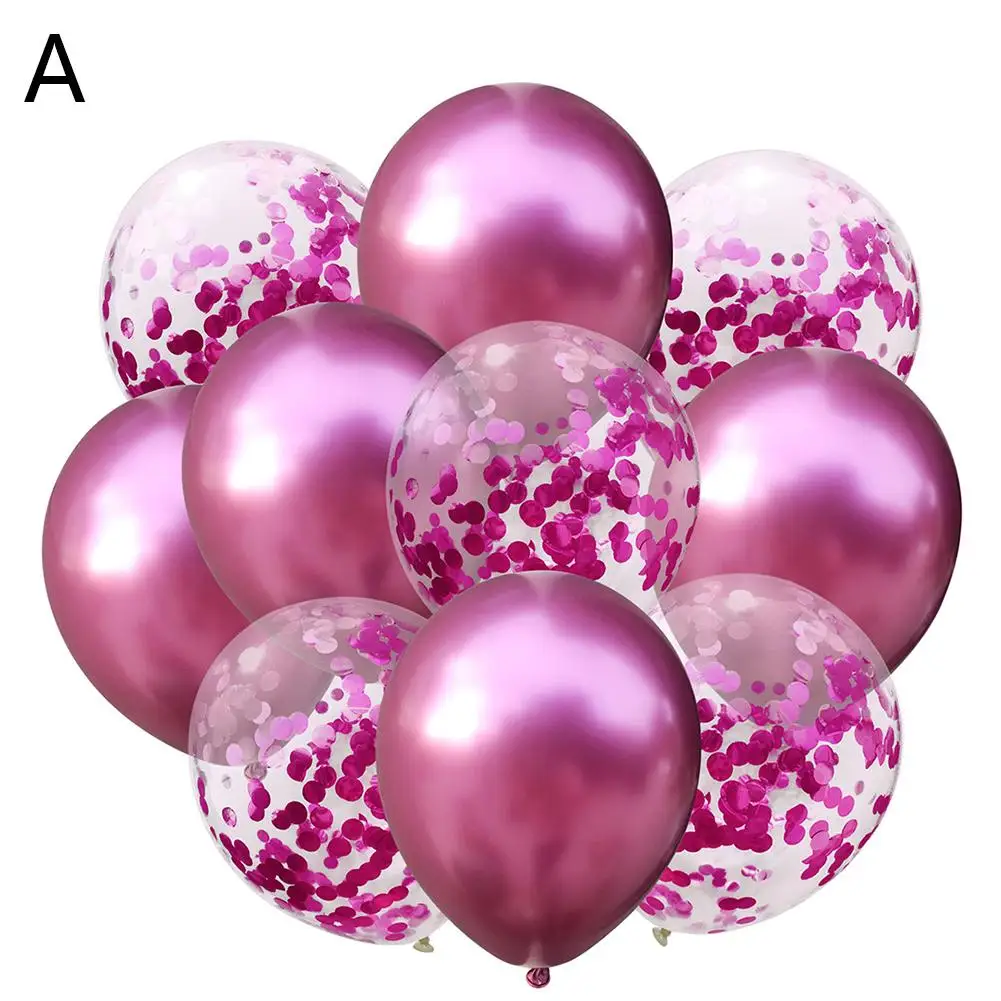 10 шт. набор из латексных шаров с блестками и золотым жемчугом воздушный шар