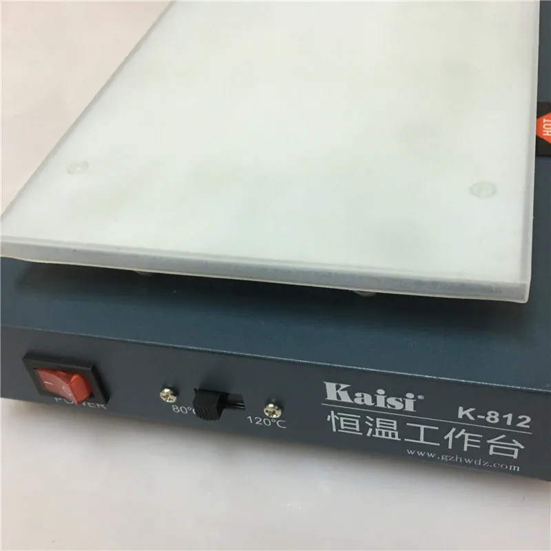 

K-812 Heating station 7 inch thermostat Electronic workbench screen separation machine