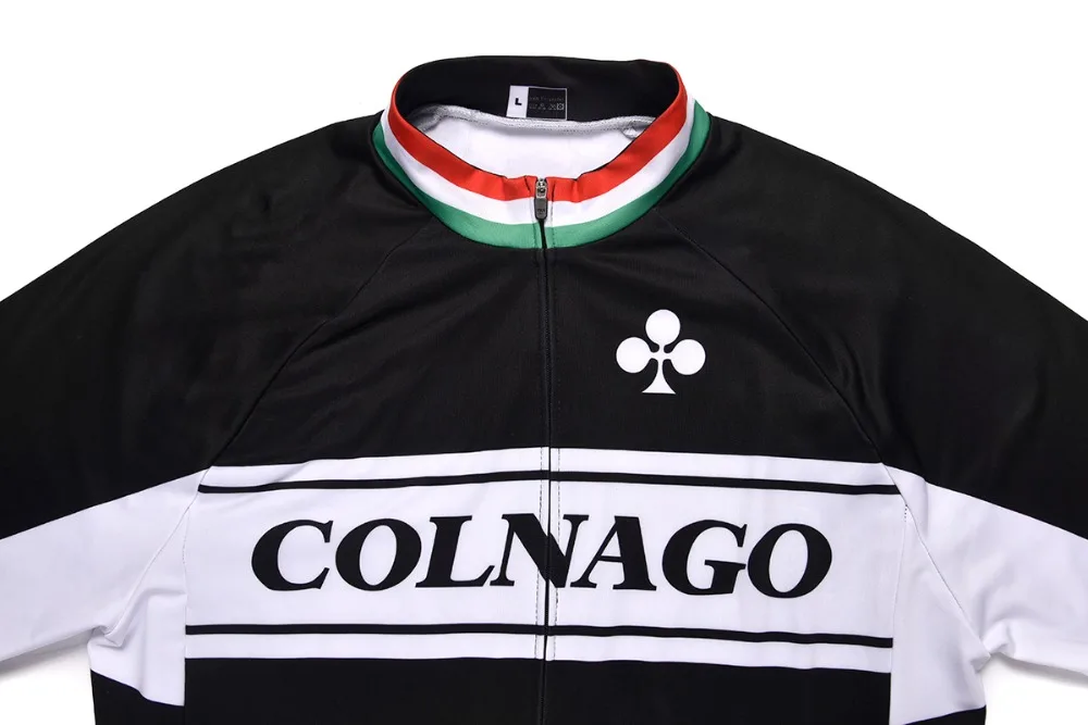 Зимняя термо флисовая Colnago с длинными рукавами Велоспорт Джерси комбинезон MTB Ropa Ciclismo велосипедная одежда теплая велосипедная одежда