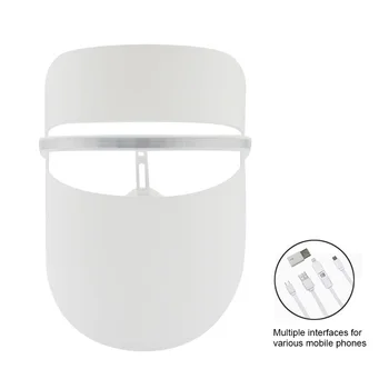 

LED Photon Therapy Facial Mask Anti-aging Acne Treatment Beauty Machine Shrink Pores Rejuvenate Skin Care