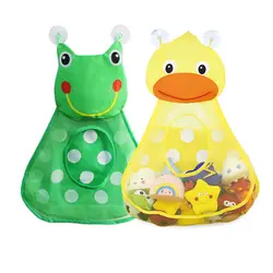 Детская сумка для хранения игрушек для ванной, сумка для душа, мультяшная утка, Сетчатая Сумка, лягушка, Сетчатая Сумка для хранения игрушек