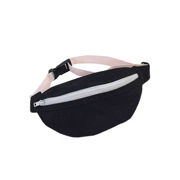 

Kids Solid Color Fanny Pack Cute Casual Style Mini Chest Crossbody Bag Children Lightweight Stylish Portable Waist Bag Daypack