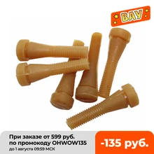 50 шт., жезл для птицы, длина перепелок 6,2 см, резиновый жезл для удаления пальцев, клей-карандаш