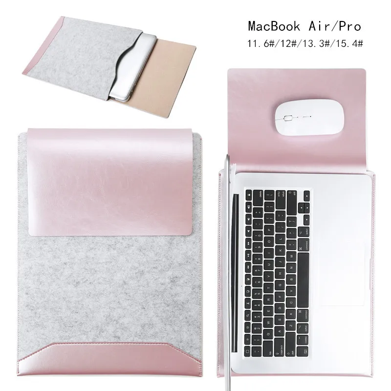Модный коврик для мыши чехол для ноутбука для Xiaomi MacBook Air Pro 11,6 12 13 13,3 15,4 мягкий кожаный чехол для ноутбука