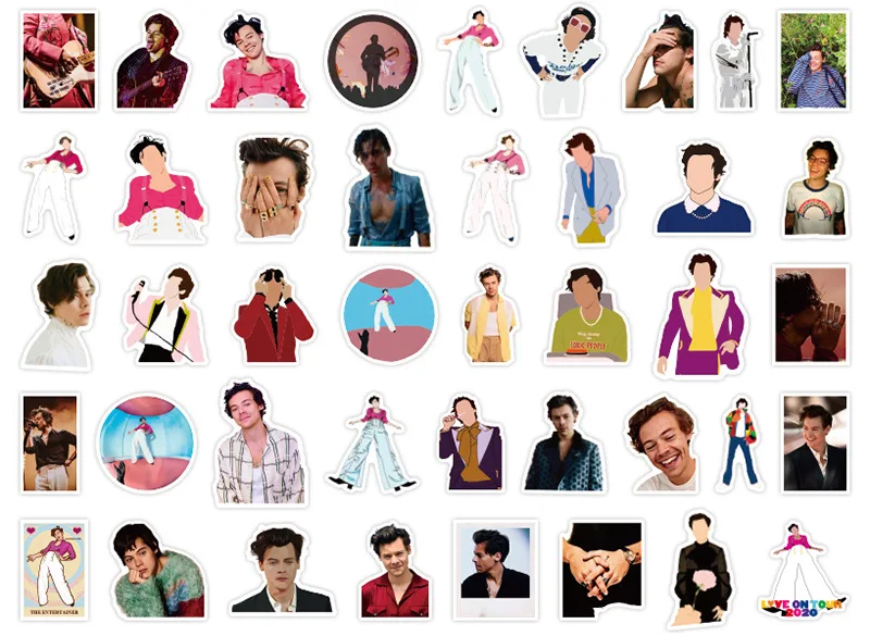 100PCS Harry Styles Graffiti Stickers