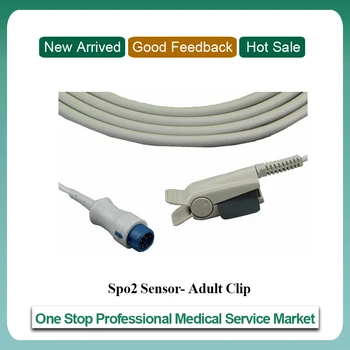 

Mindray DPM6 DPM7 / Beneview / IPM10 / Imec8 spo2 sensor- Adult Clip- 7 PIN