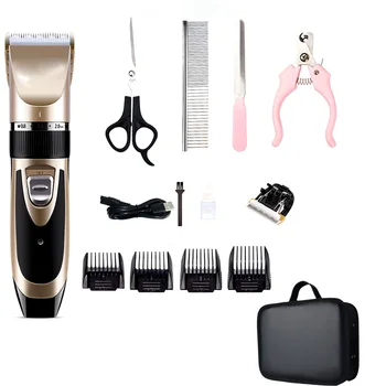 

Professional Pet Dog Hair Trimmer Animal Grooming Clippers Low-noise Cat Cutter Machine Shaver Electric Scissor Clipper