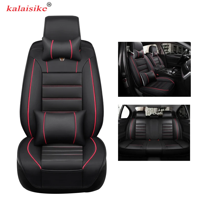 kalaisike universal leather car seat covers for Kia cerato ceed