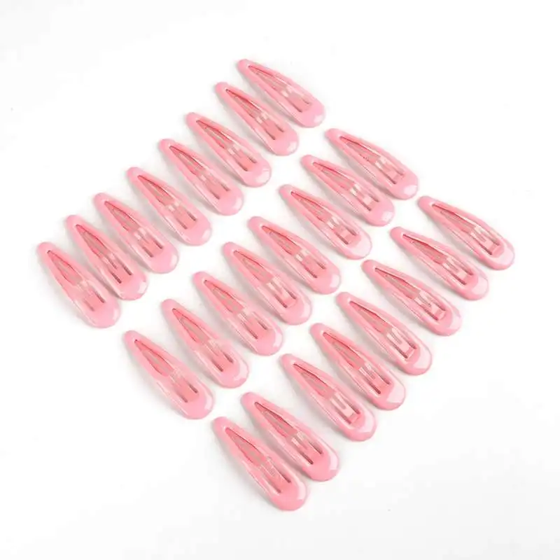 Ins Style 10/20/30/40Pcs Candy Color Girls Barrettes Hair Clips For Women Alloy Hairpins Snap Hairgrip  Bobby Hair Accessories hair clips Hair Accessories