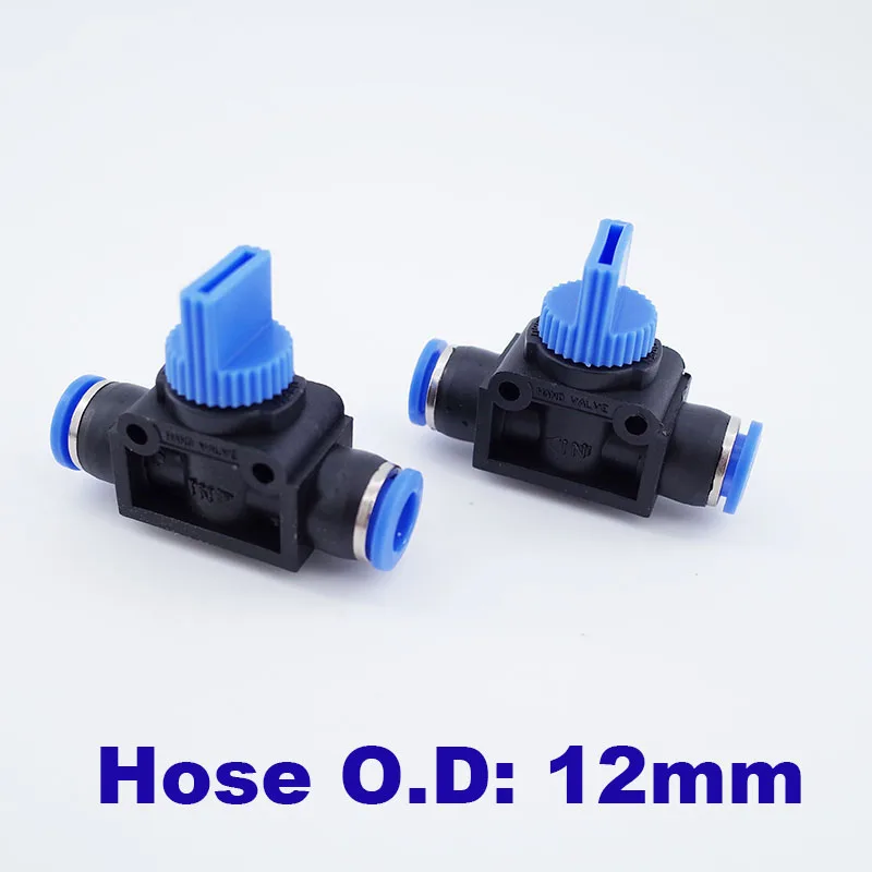GOGO 10pcs a lot HVFF pneumatic hand valve air pressure switch quick hose connector 12mm fitting | Обустройство дома