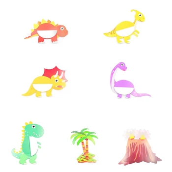 

Hanging Paper Party Decoration Honeycomb Ball 3D Dinosaur For Children's Day Kids Birtay Supplies Room Decoration