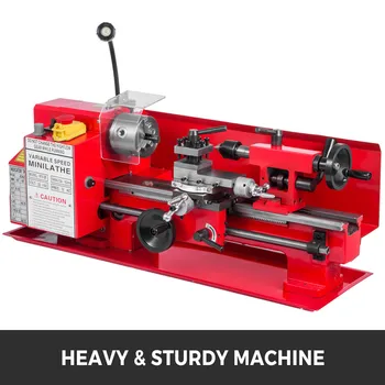 

Small Metal Lathe Machine 550W Digital Lathe Variable Speed High Quality