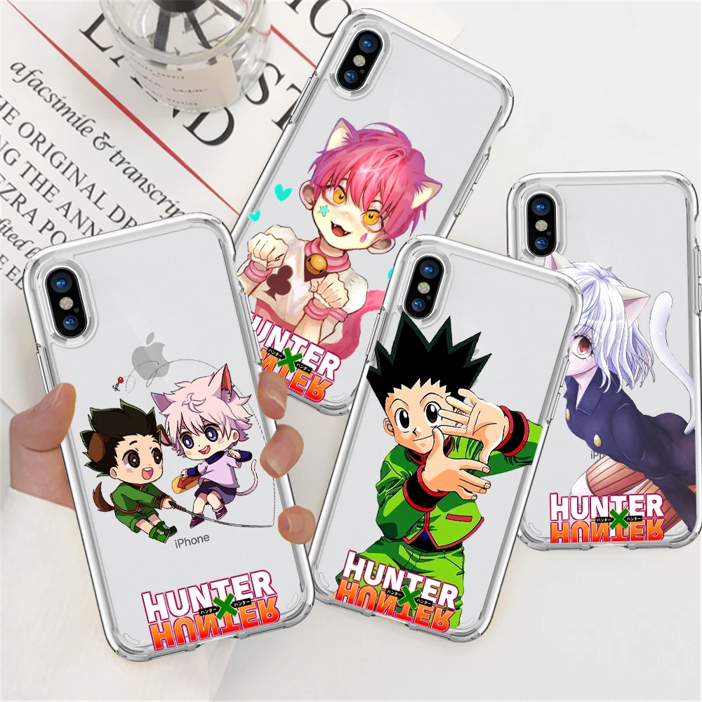 Прозрачный мягкий чехол HUNTER x HxH Gon Killua аниме для iphone 11 SE X 7 XS XR XSMA 11Pro 11ProMax
