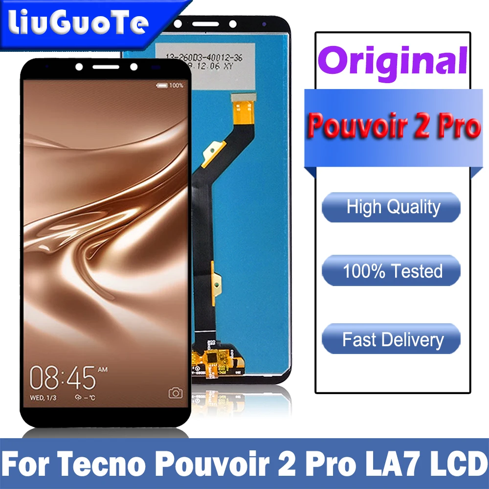 6 0 &quotОригинальный ЖК-дисплей для Tecno power 2 Pro быстрая замена LEGO LA7 | Мобильные