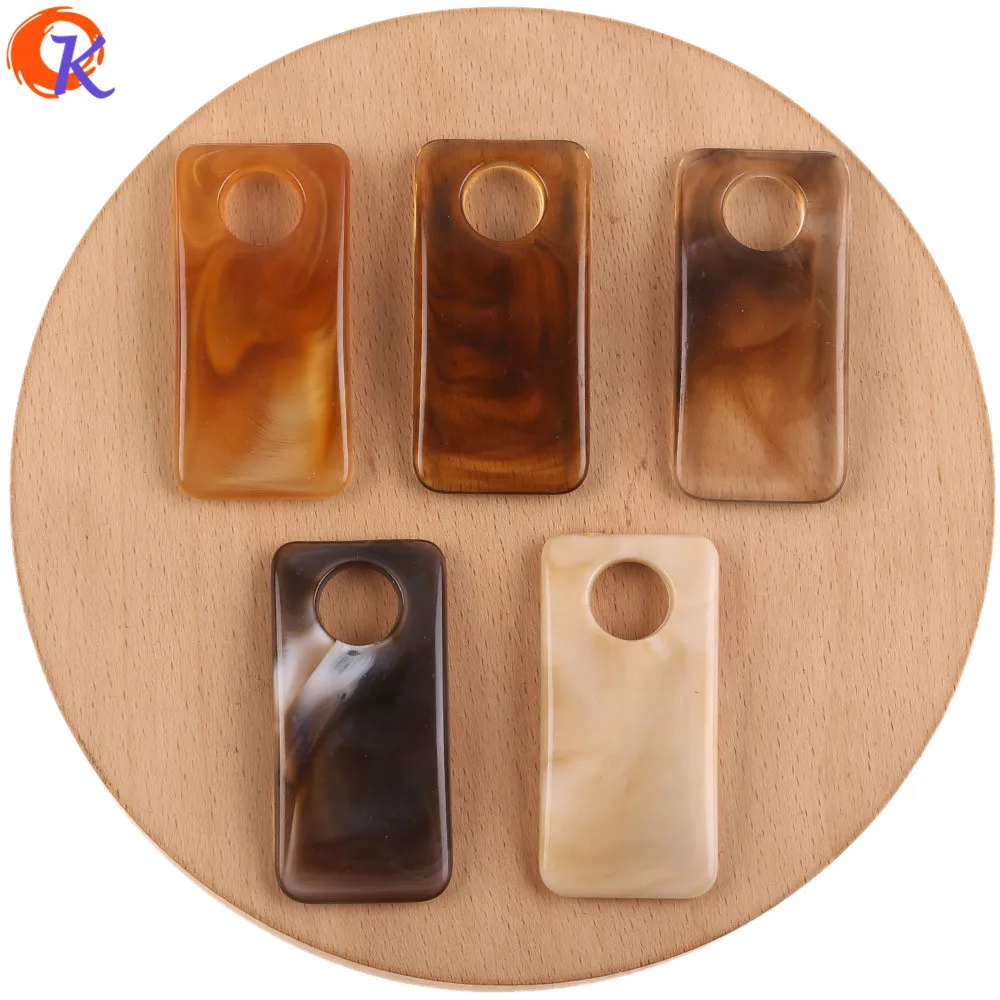 

Cordial Design 27x55MM 50pcs Acrylic Beads/Jewelry Accessories/Marble Effect/Rectangle Shape/DIY/Hand Made/Earring Findings