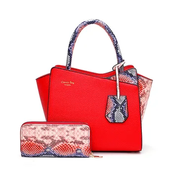 

Women's bag New Single-Shoulder Cross-Body Handbag Snakeskin pattern Small and Large Two-Piece Bag
