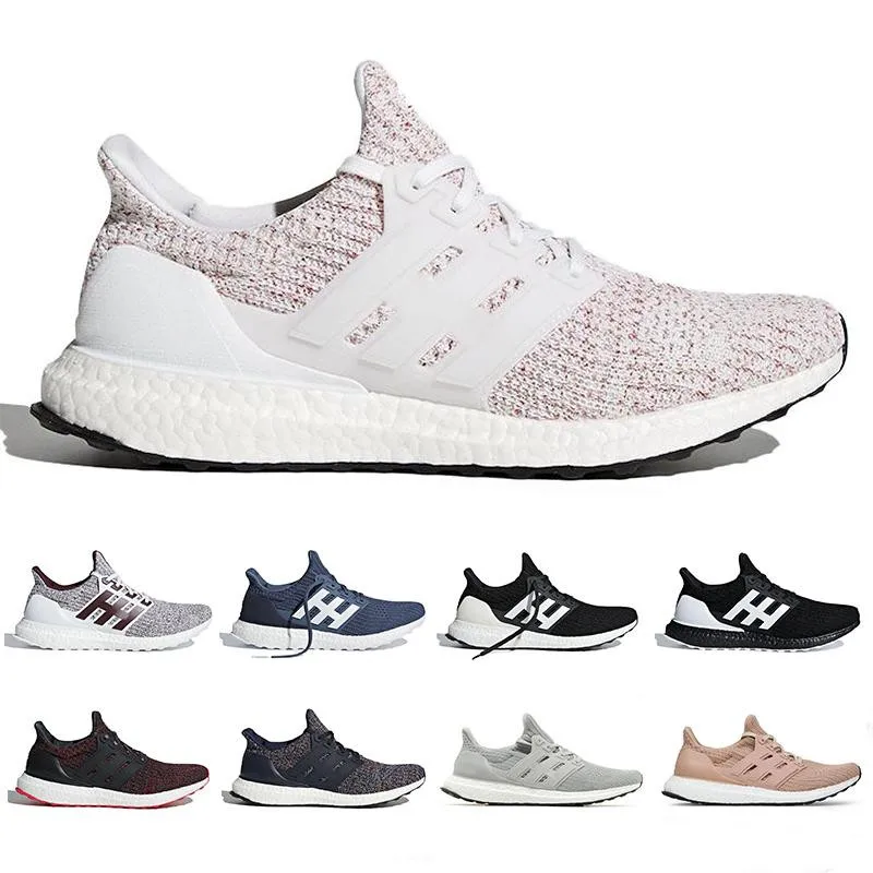 Кроссовки для бега Ultra Boost 3 0 4 мужчин и женщин Черно белые Дизайнерские кроссовки