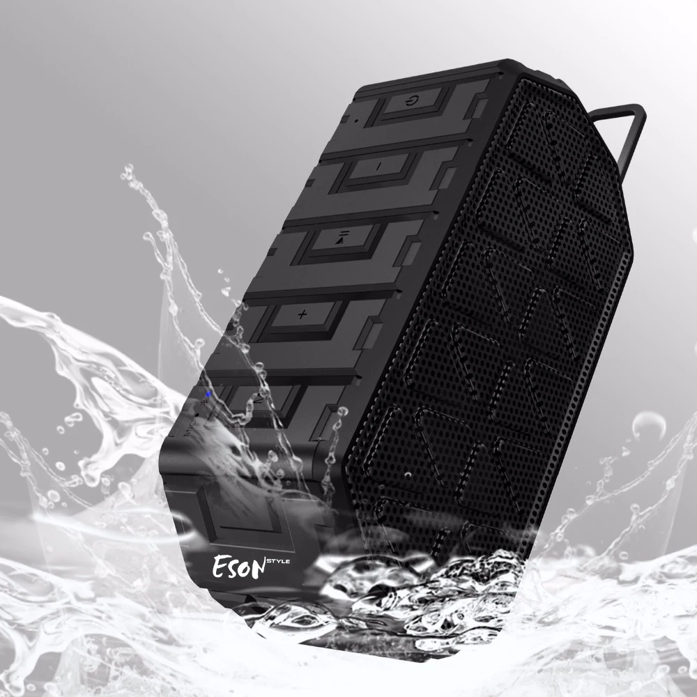 Eson стиль HiFi супер бас портативный IP66 водонепроницаемый устойчивый селфи беспроводной Спорт на открытом воздухе Bluetooth динамик
