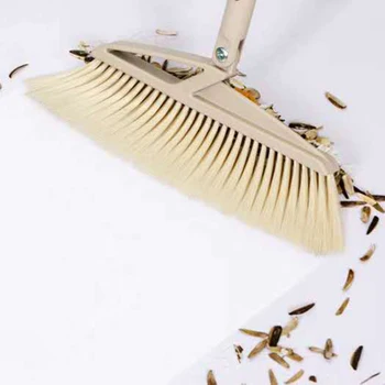 

Rotatable Windproof Broom Dustpan Set Adjustable Large Capacity Detachable Sweeping Tool J2Y