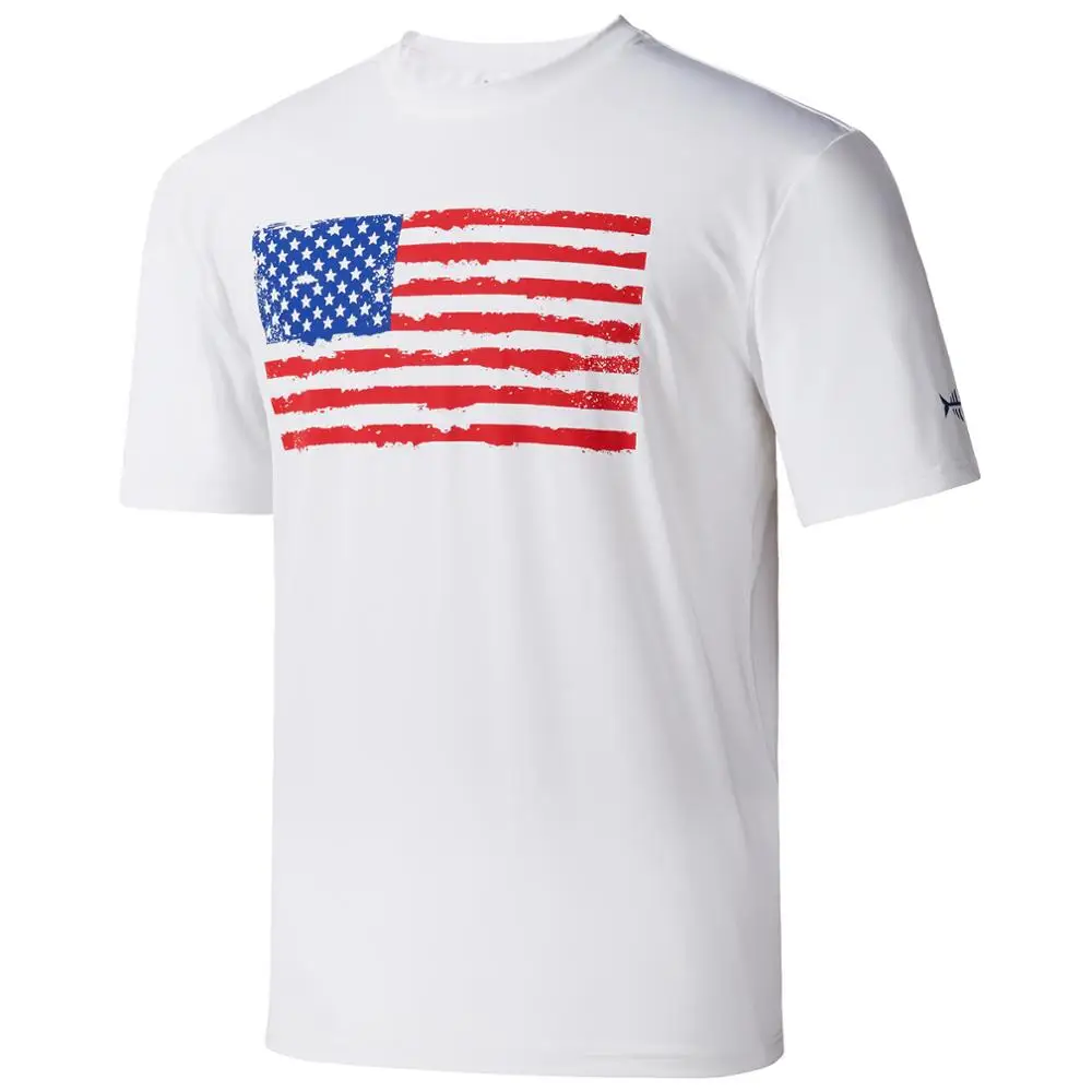 Bassdash Vintage American Patriotic Flag Men's Fishing Shirt Long Short  Sleeve - AliExpress