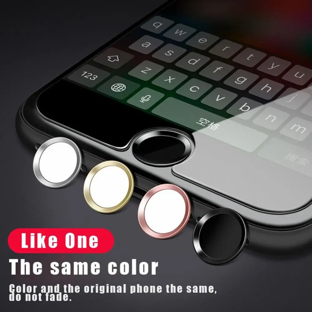 Cool Touch Home Button Sticker For iPhone Support Fingerprint Unlock Touch