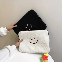 Ipad ar 4 saco de manga bonito para air3 pro11 2021 air1/2 10.2 9.7 galaxy tab a7 s6 lite tablet caso a4 documento 13 polegada bolsa para portátil
