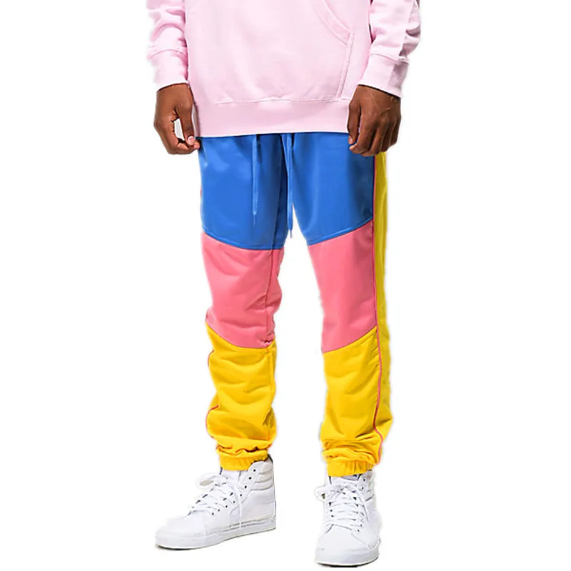 

Men's Patchwork Jogger SweatpantsTrack Pants (Faulty)