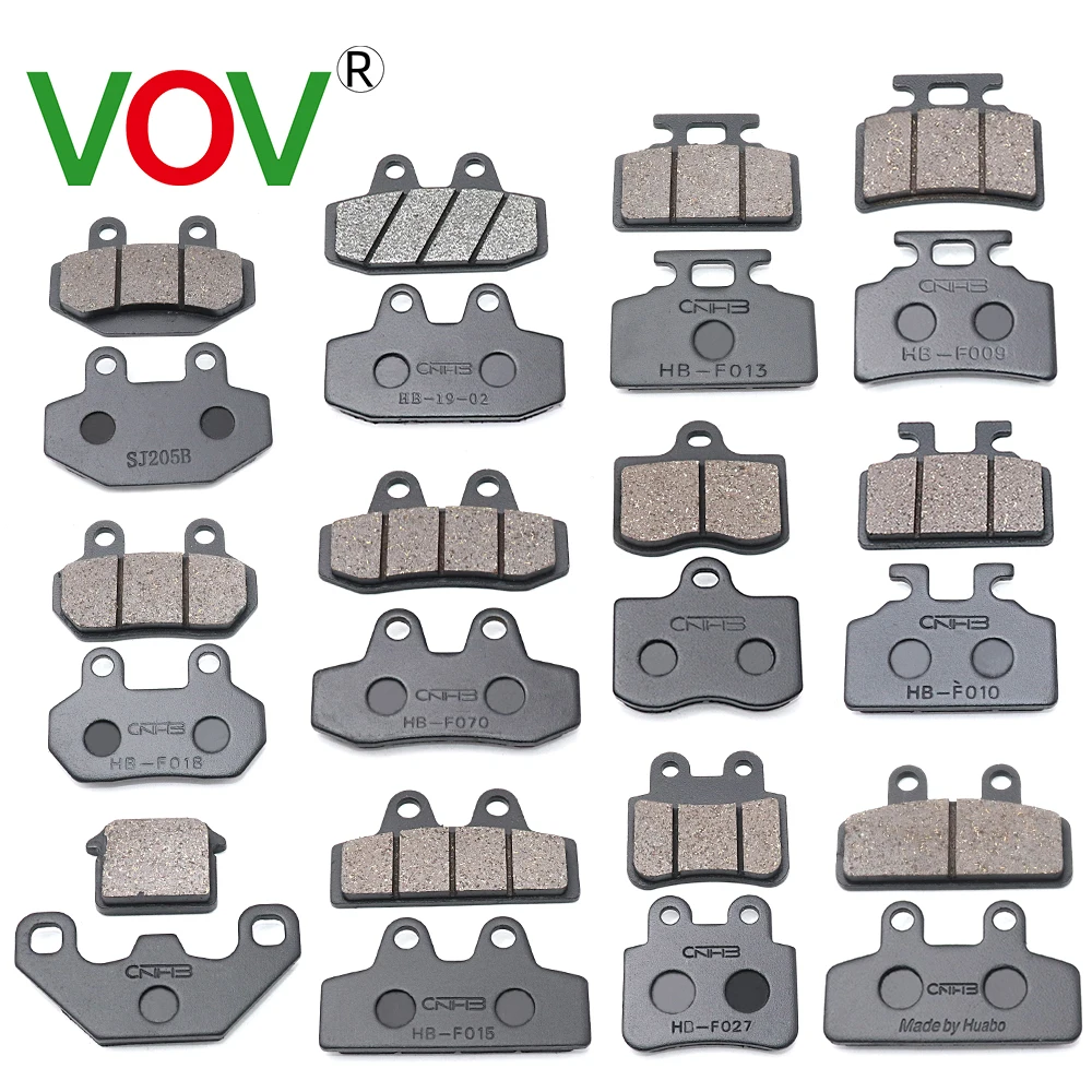 

1 Pair Universal moto Brake Pads Bicycle Disc Brake Pads Semi-Metallic Cycling Brake Pads for Motorcycle Bike Electric Car VOV