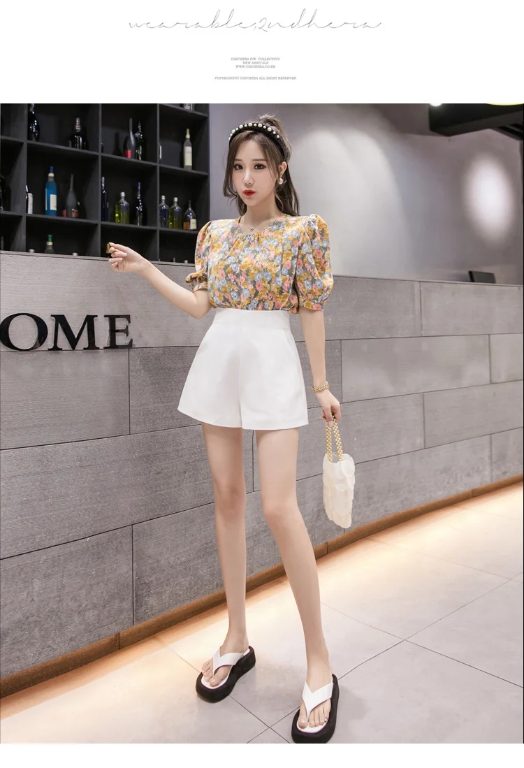 winter dresses for women Summer White Shorts Women 2022 High Waist Wide Leg Korean Elegant Plus Size Woman Shorts Ladies Loose Suit Trouser Short Pants jorts