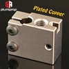 Premium V6 Volcano Aluminum or Plated Copper Heat Block for PT100 HT-100K E3d Hotend 3D Printer BMG Titan Extruder Heated Block ► Photo 2/4
