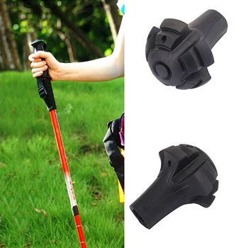

Walking Sticks Tips Protectors Trekking Pole Round Foot Cover Outdoor Hiking Accessories Rod Tip Rubber Wear