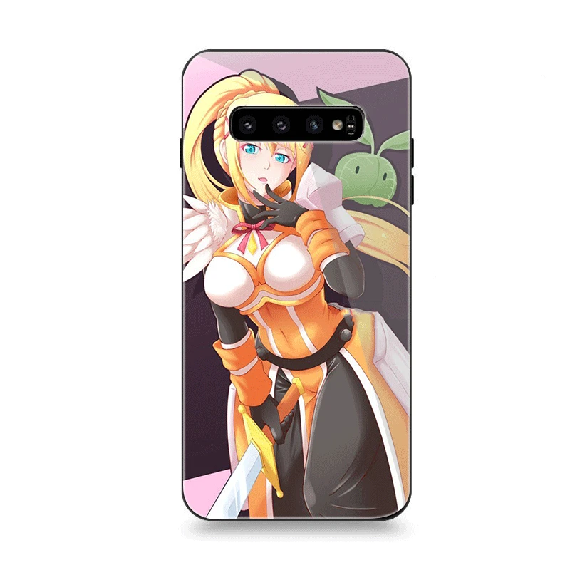 Чехол Стекло для samsung A70 A50 A30 A40 A20 A60 A10 S7 край S8 S9 S10 Plus Note 8 9 крышка Kono Subarashii Sekai ni Shukufuku - Цвет: G1