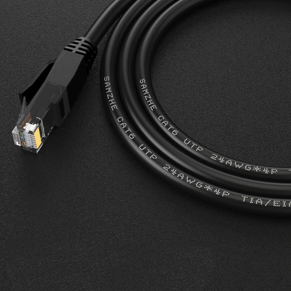 Сетевой кабель CAT6 UTP 20 метров 24AWG * 4P открытый Высокоскоростной Ethernet Кабель линия м