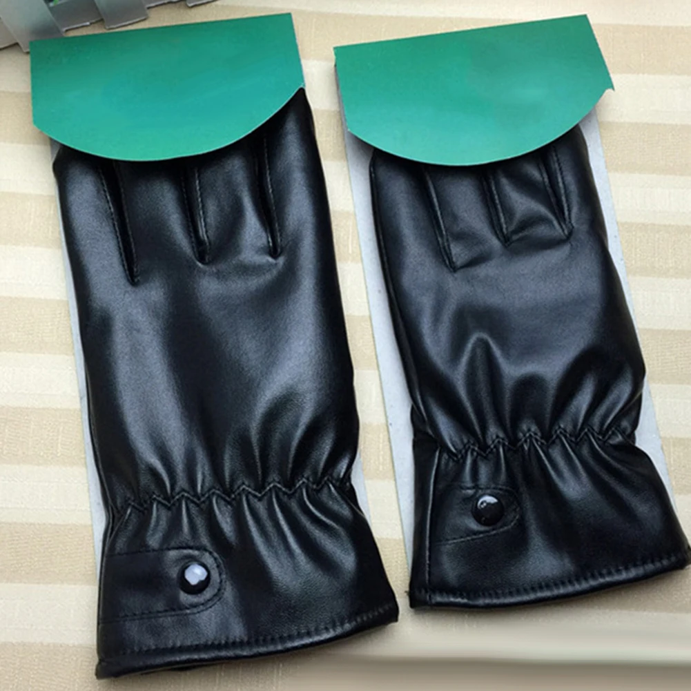 Windstopers Handschuhe мужские и женские зимние ветрозащитные Искусственные кожаные перчатки с сенсорным экраном с плюшевой подкладкой варежки novedades mas vendidas