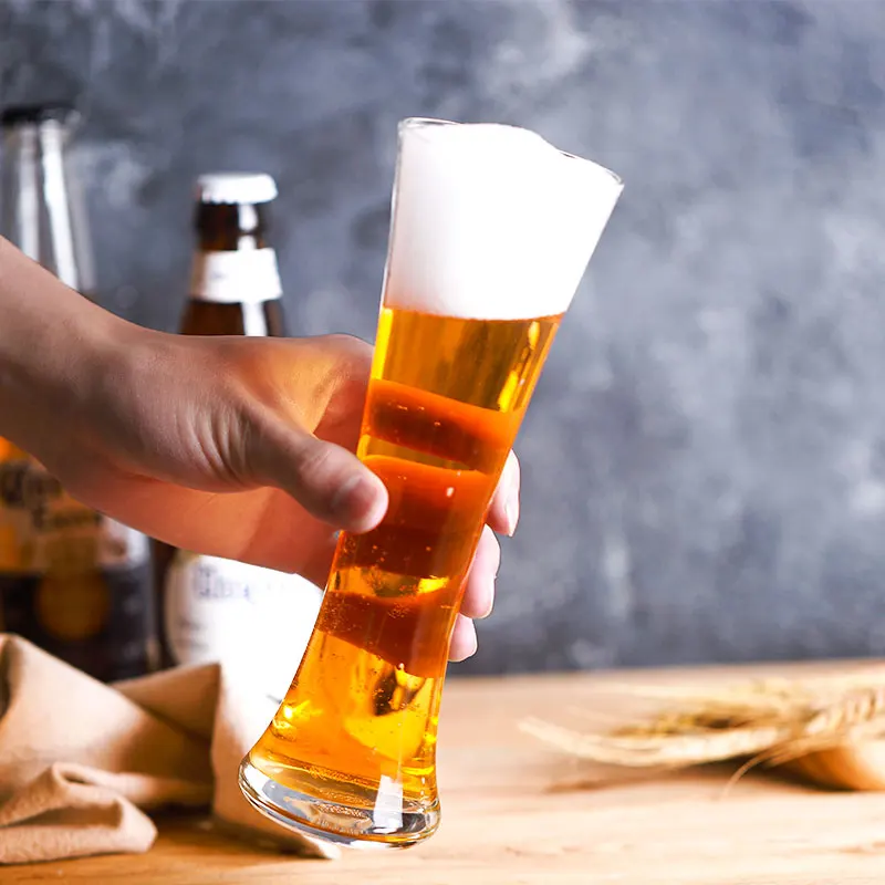 Beer Glass Wheat Beer Glass Cocktail Glass Drinkware Set 4PCS