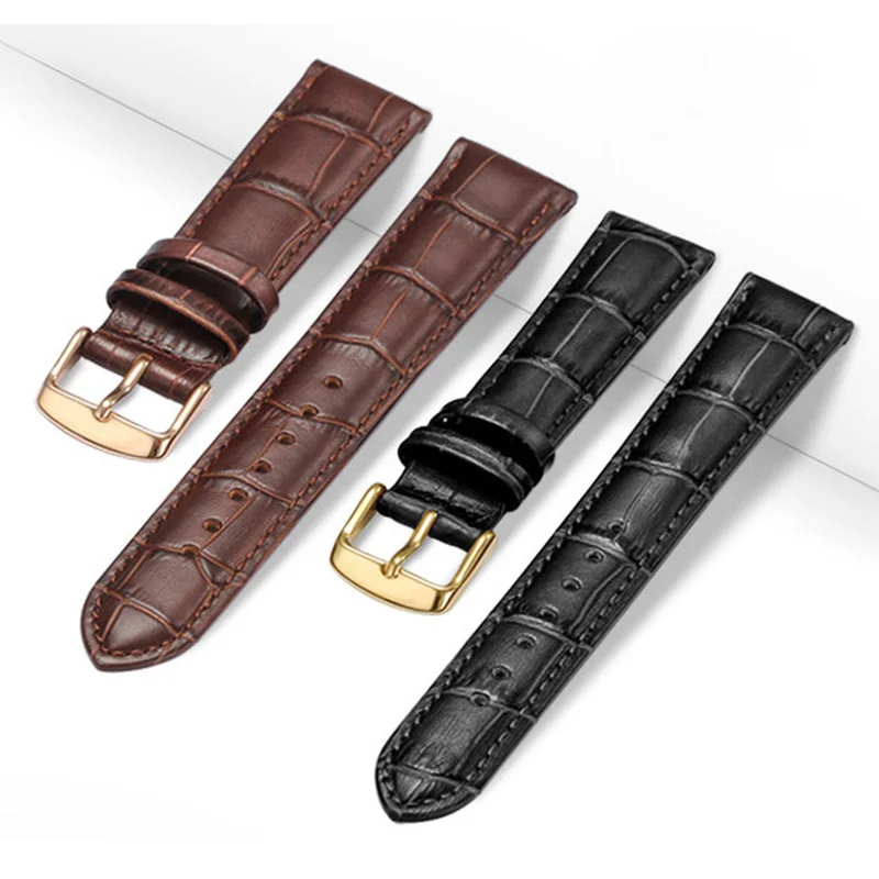 Top Wholesale Leather 18 mm Replacement Watch Band 5981-S3S-97650_K0019496 main image 0