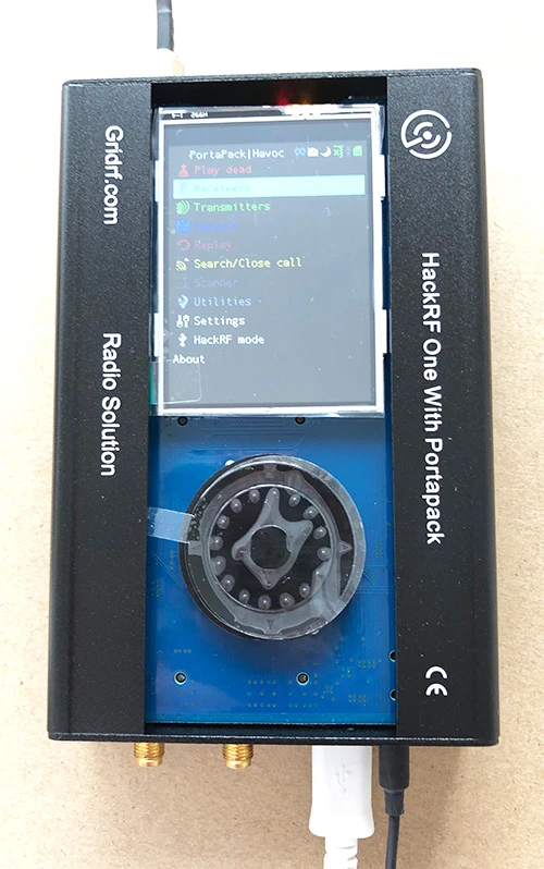 Новая версия PORTAPACK для HACKRF один 0.5ppm TCXO часы металлический чехол SDR программное обеспечение определение радио офлайн gps симулятор H053