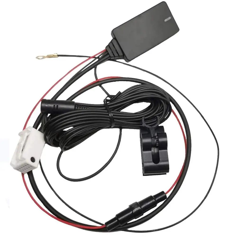12 Pin Автомобильный Bluetooth 4,0 Aux аудио стерео адаптер с громкой связью, микрофон в сборе для Skoda Polo EOS Golf Passat Tour