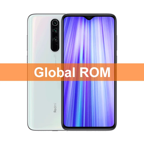 Global ROM White Смартфон Redmi Note 8 Pro с глобальной прошивкой, 6 ГБ, 128 ГБ, 64 мп, четыре камеры MTK Helio G90T, 4500 мАч, 18 Вт, QC3.0, NFC, мобильный телефон - Цвет: Global ROM White