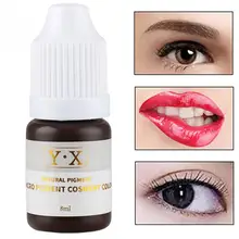 8 мл окрашивающие чернила для бровей нетоксичные интенсивность микроблейдинг профессиональный миниатюрный макияж Пигмент для татуировки Полуперманентная художественная краска