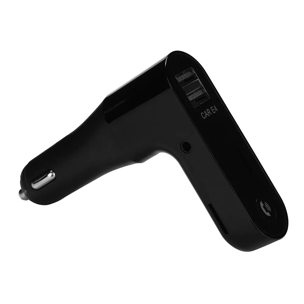 4-в-1 Hands Free Беспроводной Bluetooth FM передатчик G7+ AUX модулятор Автомобильный комплект MP3 плеер SD USB ЖК-дисплей автомобильные аксессуары