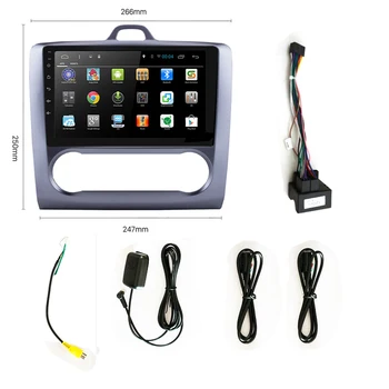 

Android 8.1 Car Radio GPS Navigation Multimedia Player Head Unit For 2004 2005 2006 2007-2011 Ford Focus 2 Mk2 AT