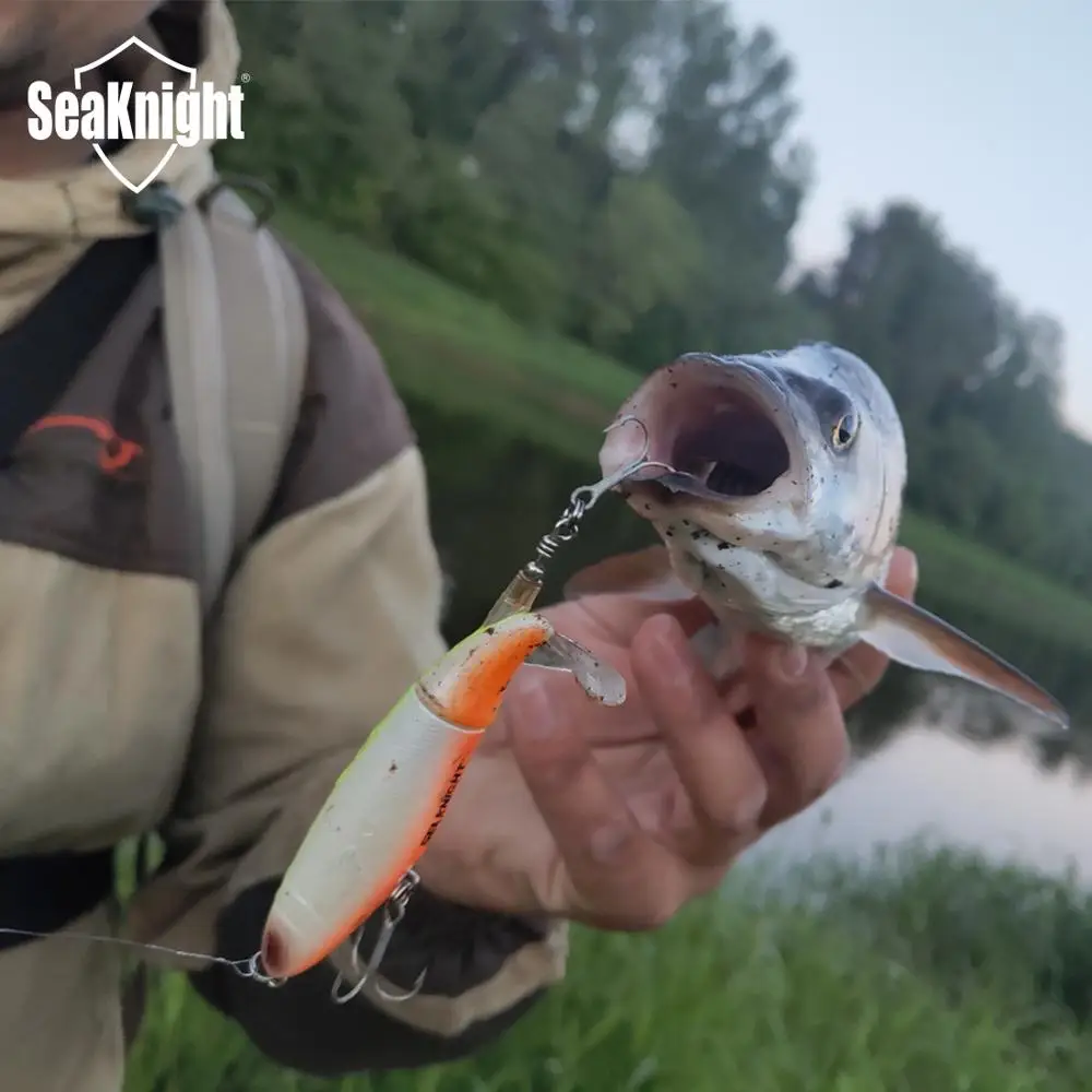 SeaKnight SK050 Whopper Plopper 1 шт. 13 г/90 мм 19 г/110 мм 39 г/130 мм веревочная рыболовная приманка вращающийся хвост VMC крючки приманка для ловли окуня